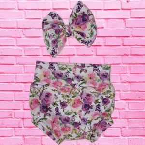 Bummie and Bow set handmade